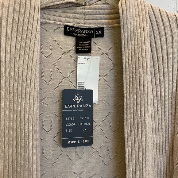 Open Cardigan - 3X - Picture 3 of 3